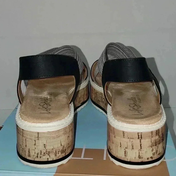 LIFE STRIDE Velocity 2.0 Clementine Round Toe Cork Platform Slip On Sandals 10 M - Picture 4 of 10